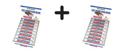 2 x Weider 32% Protein Bar (12x60g) Strawberry