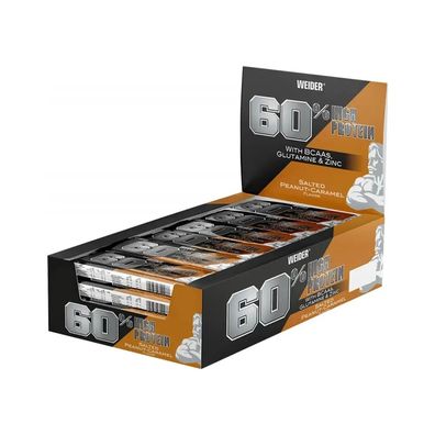 Weider 60% Protein Bar (24x45g) Salted Peanut-Caramel