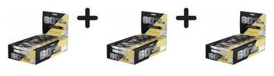 3 x Weider 60% Protein Bar (24x45g) Vanilla-Caramel