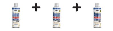 3 x Weider Amino Power Liquid (1000ml) Cola