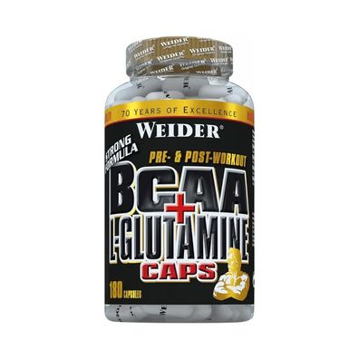 Weider BCAA + L-Glutamine (180 Caps)