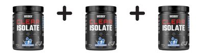 3 x Weider Clear Isolate (500g) Blue Raspberry