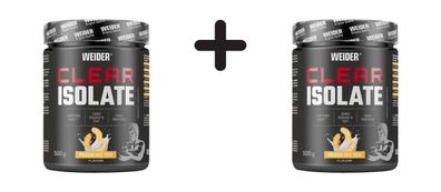 2 x Weider Clear Isolate (500g) Peach Ice Tea