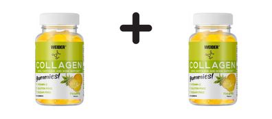 2 x Weider Collagen Gummies (50) Pineapple