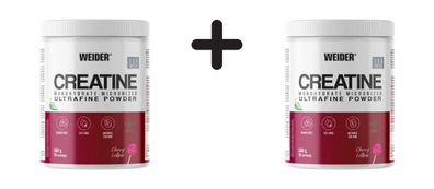 2 x Weider Creatine - flavoured (300g) Cherry Lollypop