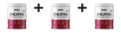3 x Weider Creatine - flavoured (300g) Cherry Lollypop