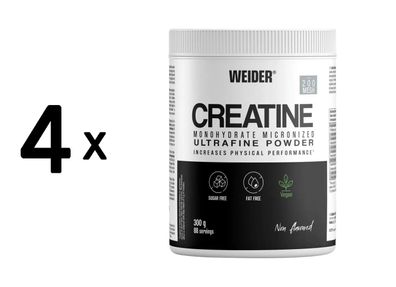 4 x Weider Creatine (300g)