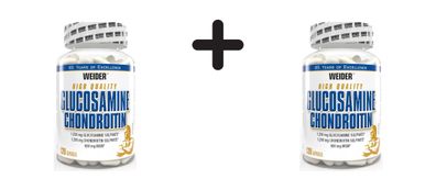 2 x Weider Glucosamine Chondroitin + MSM (120 Caps)