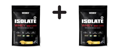 2 x Weider Isolate Whey 100 CFM (420g) Banana