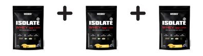 3 x Weider Isolate Whey 100 CFM (420g) Banana