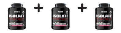 3 x Weider Isolate Whey 100 CFM (908g) Strawberry Ice Cream