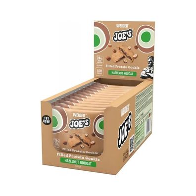 Weider Joes Filled Protein Cookie (12x60g) Hazelnut Nougat