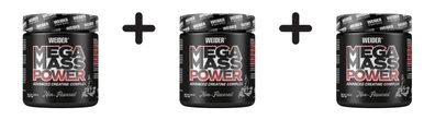 3 x Weider Mega Mass Power (300g)
