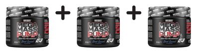 3 x Weider Mega Mass Pump (270g) Black Currant