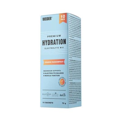 Weider Premium Hydration Sticks (10x7g) Orange-Passionfruit