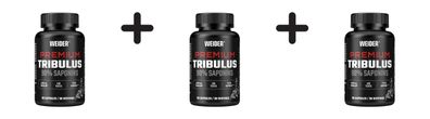 3 x Weider Premium Tribulus (90 Caps)