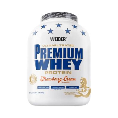 Weider Premium Whey (2300g) Strawberry Cream