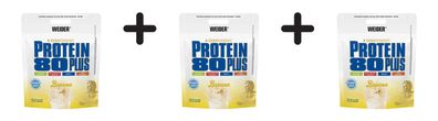3 x Weider Protein 80 Plus (2000g) Banana