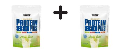 2 x Weider Protein 80 Plus (500g) Lemon-Curd