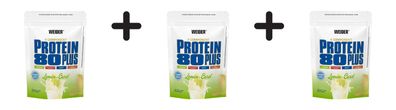 3 x Weider Protein 80 Plus (500g) Lemon-Curd