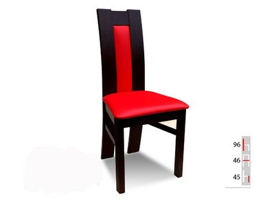 Massivholz STUHL Esszimmerstuhl Designer LEDER STUHL STÜHLE Esszimmerstühle K41