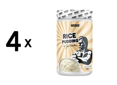 4 x Weider Rice Pudding (1500g)