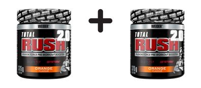 2 x Weider Total Rush 2.0 (15 Serv) Orange
