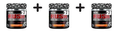 3 x Weider Total Rush 2.0 (15 Serv) Orange