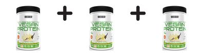 3 x Weider Vegan Protein (750g) Vanilla