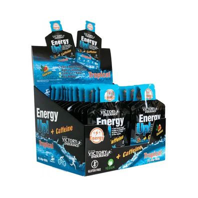 Weider Victory Endurance Energy Up Gel + Caffeine (24x40g) Tropical