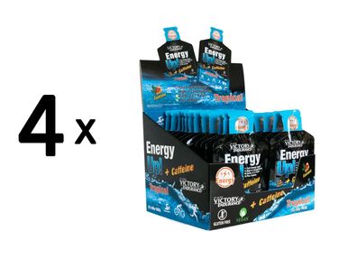 4 x Weider Victory Endurance Energy Up Gel + Caffeine (24x40g) Tropical
