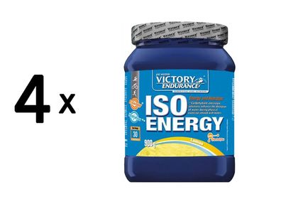 4 x Weider Victory Endurance Iso Energy (900g) Lemon