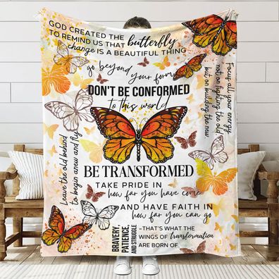 Briefe Schmetterlinge Decke Sofadecke Tagesdecke Kuscheldecke Bettdecke
