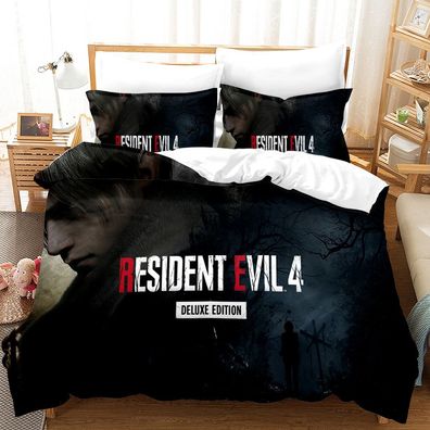 Resident Evil Bettwasche Set 06 Kissenbezuge80x80 Anpassbar Bettbezug 135x200