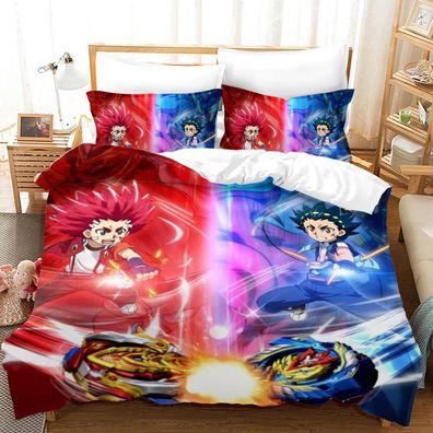 Beyblade Burst Bettwasche Set Kissenbezuge- 04 Bettbezug135x200 Anpassbar
