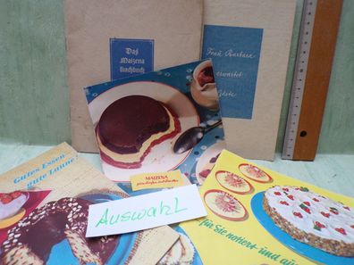 Werbehefte Frau Barbara Maizena Kochbuch Kochen Backen Gutes Essen Laune notiert