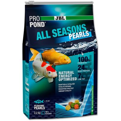 JBL ProPond All Seasons Pearls 12 Liter Futter für Teichfische