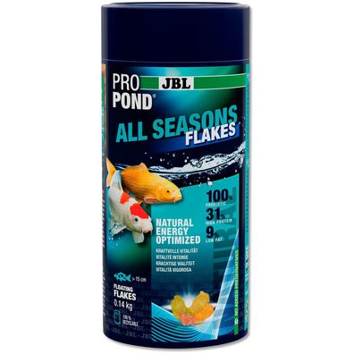 JBL ProPond All Seasons Flakes 1000ml Futter Flockenfutter für Teichfische