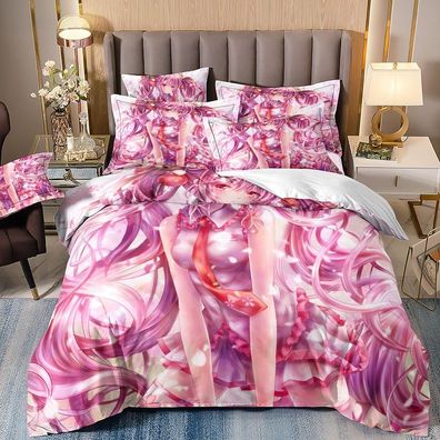28 Hatsune Miku Bettwasche Set Name Hinzufugbar Bettdeckenbezug Kissenbezuge
