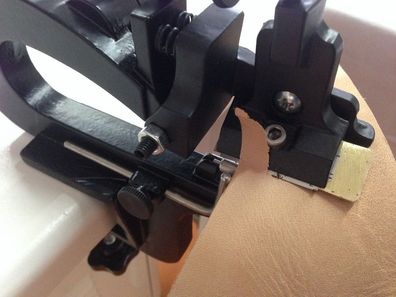 Einfachen Hand Schärfmaschine ; Hand Spalter für Leder