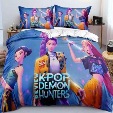 21 Modische Anime - KPOP Bettwasche Set Name hinzufugbar Bettdeckenbezug135x200