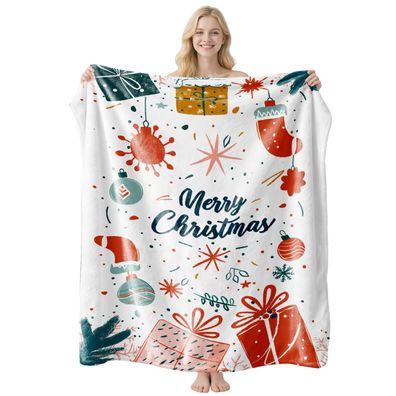 Weihnachten Wohndecke 94 Unterzeichnete Sessldecke Sofadecke Tagesdecke Geschenk