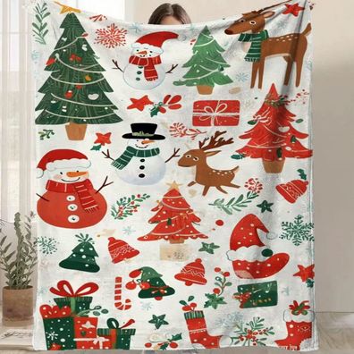 Weihnachten Decke 13 Unterzeichnete Sessldecke Sofadecke Tagesdecke Geschenk