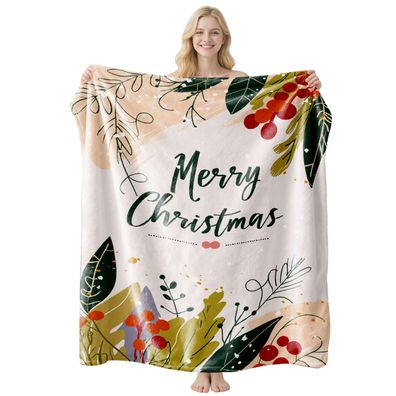 Weihnachten Decke 09 Unterzeichnete Sessldecke Sofadecke Tagesdecke Geschenk