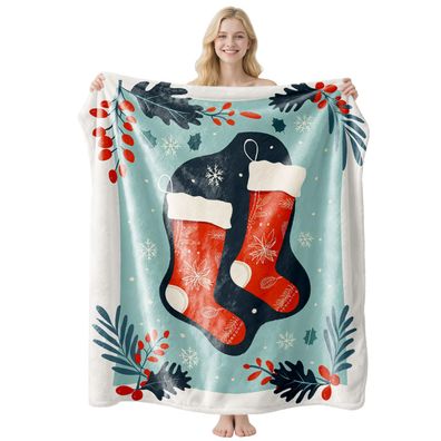 Weihnachten Decke 75 Unterzeichnete Sessldecke Sofadecke Tagesdecke Geschenk