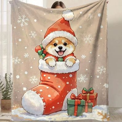 Weihnachten Decke 52 Unterzeichnete Sessldecke Sofadecke Tagesdecke Geschenk