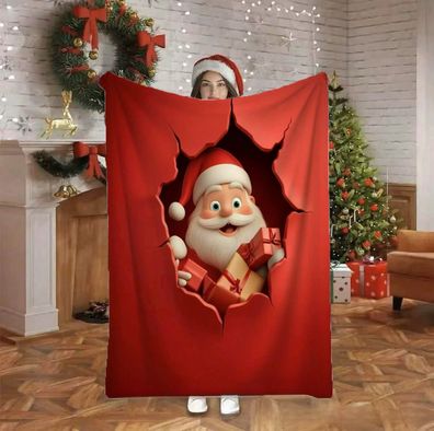 Weihnachten Decke 25 Unterzeichnete Sessldecke Sofadecke Tagesdecke Geschenk