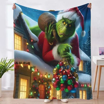 Weihnachten Decke 03 Unterzeichnete Sessldecke Sofadecke Tagesdecke Geschenk