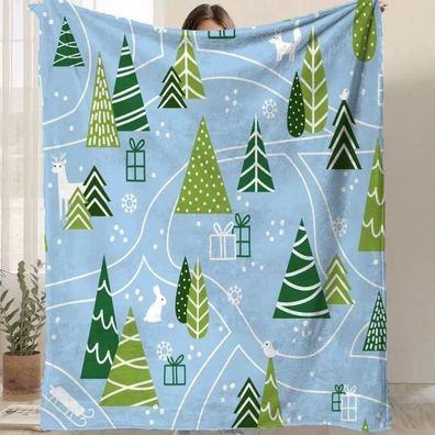 Weihnachten Decke 74 Unterzeichnete Sessldecke Sofadecke Tagesdecke Geschenk