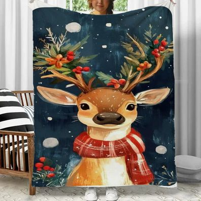 Weihnachten Decke 93 Unterzeichnete Sessldecke Sofadecke Tagesdecke Geschenk